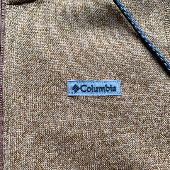 Columbia Women’s Brown Sherpa-Lined Full Zip Hoodie Jacket | Size L | NWT - Picture 3 of 9